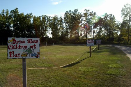 Hi-Way Drive-In Theatre - Entrance Driveway (newer photo)